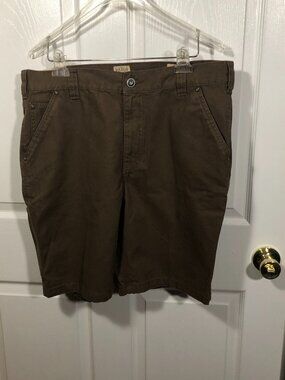 RedHead men canvas carpenter brown shorts, size 36, NWT